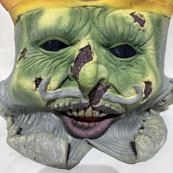 Rubies 1996 Halloween Mask Rare Horror Cards Zombie King /Queen of Hearts Latex - Picture 2 of 11